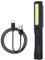 flintronic Werkstattlampe, LED Arbeitsleuchte, COB Arbeitsleuchte, LED Handlampe Wiederaufladbare, Superhelle LED Inspektionsleuchten mit Magnet Clip und USB Ladungskabel Schwarz (1 Stück)