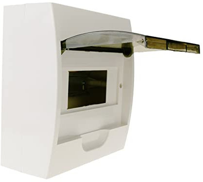 CableMarkt - Cuadro de distribución ABS IP40 para 8 módulos de Superficie