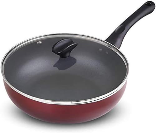 Wok - Wok eléctrico para freír, cocina automática, wok para saltear, wok para saltear, olla lenta, olla de estofado, salteado automático, cacerola, sopa de cocina, 32 cm