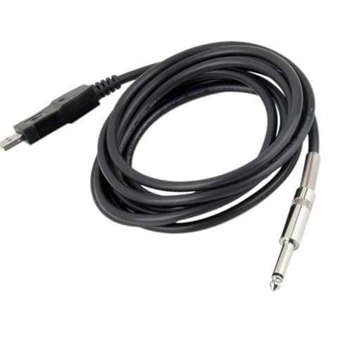 300cm Computer USB Auf XLR Mikrofon Gitarre 6.3 Kabel 6.5 Auf USB Gitarrenkabel Anschluss