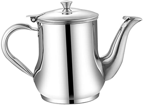 GRIRIW Botella Dispensadora de Aceite con Filtro Inoxidable para Cocina Contenedor de Aceite y Vinagre de Onzas Antigoteo y de para Uso Doméstico y Profesional