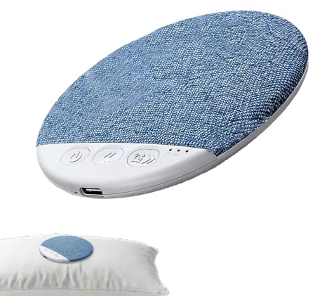 Generico Altoparlante Cuscino - Conduzione Ossea | Pillow Speaker | Cassa Senza Fili Ricaricabile per Dormire, Rumore Bianco Integrato per Adulti e Bambini, Uso Casa Camera da Ufficio