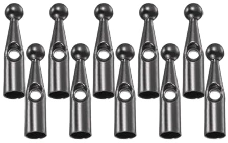 Harilla 10 pezzi di perline per la coda dell'ombrello, facili da installare e sostituire, leggere, per la riparazione di ombrelli, Punta Da 4 Mm