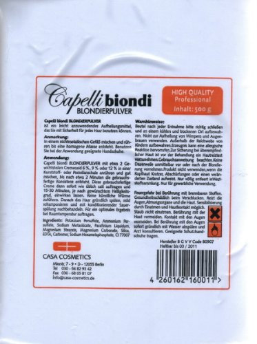 Capelli Biondi Blondierung Blondierpulver 500g