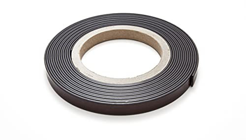 Selbstklebendes Magnetband, 12.7mm x 30m Rolle – zuschneidbares Magnetband, stark haftend, Befestigungsmittel, Magnetklebeband