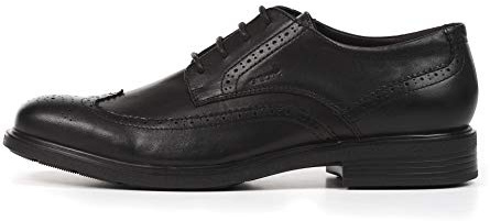 Geox U Dublin B, Zapatos para Hombre, Negro (Black), 44 EU
