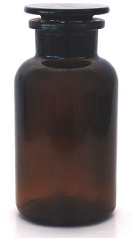 15 x Apothekerflasche 500 ml - Braun - inkl. Glasstopfen *** Weithalsflasche Apothekerglas Stopfenflasche Laborflasche Laborglas Rundschulterflasche Weithalsflaschen Apothekergläser Stopfenflaschen Laborflaschen Laborgläser Rundschulterflaschen ***