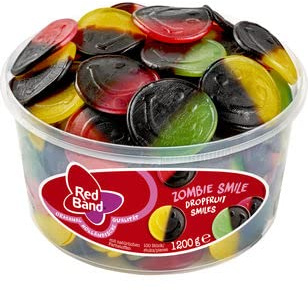 Red Band - Zombie Smile - Fruchtgummi - Lakritz - 1er Pack (1 x 1.2 kg)