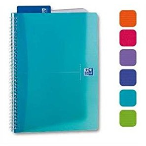 Oxford Spiralbuch My Colours, DIN A5, liniert, 90 Blatt