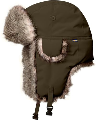 Fjällräven Unisex Varmland Heater Mütze, Dark Olive, Einheitsgröße EU