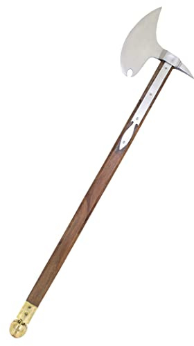 Battle-Merchant Reiteraxt, Renaissance, Ausstellungsstück | Mittelalter Deko-Waffe aus Stahl, Replik 16. Jh., Historisches Sammlerstück & Dekoration, ab 18