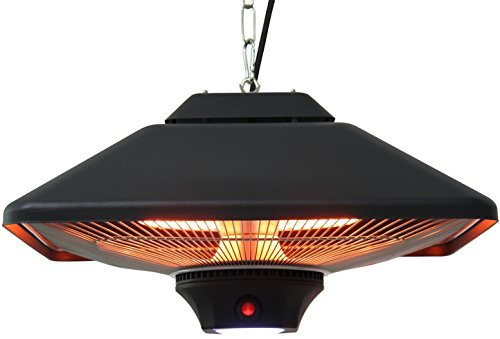 Aktobis Riscaldatore radiante a soffitto WDH-200LS dotato di lampada LED integrata e due tubi riscaldanti ad alta efficienza (1000/2000 W) !