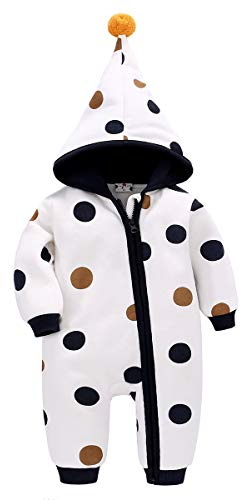 Bebone Ropa para bebé Niños Niñas Ropa de una pieza Otoño Invierno Body Ropa de cama Pijamas (Azul,66,6-9meses)