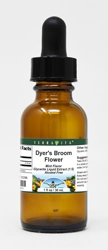 Dyer's Broom Flower Glycerite Liquid Extract (1:5) - Mint Flavored (1 oz, ZIN: 522396)