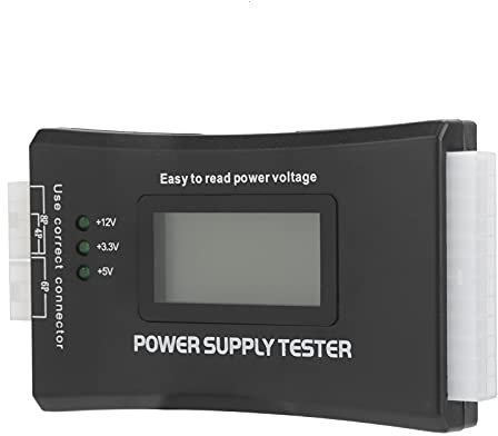 Power Supply Tester, PC Diagnostic Tool PC Power Supply Tester PC Voltage Testers for Electrical Testers