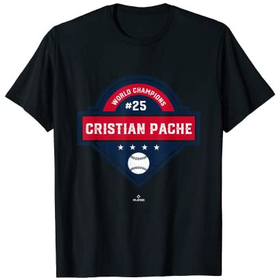 World Champions Cristian Pache Sports Baseball Player Camiseta