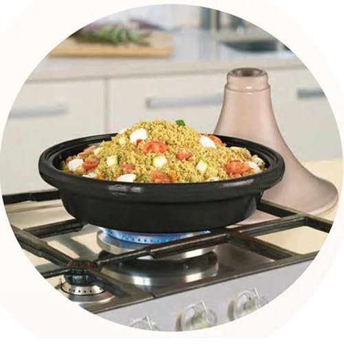 Moka tagine in fire paste - D 32 cm - 6 to 8 people