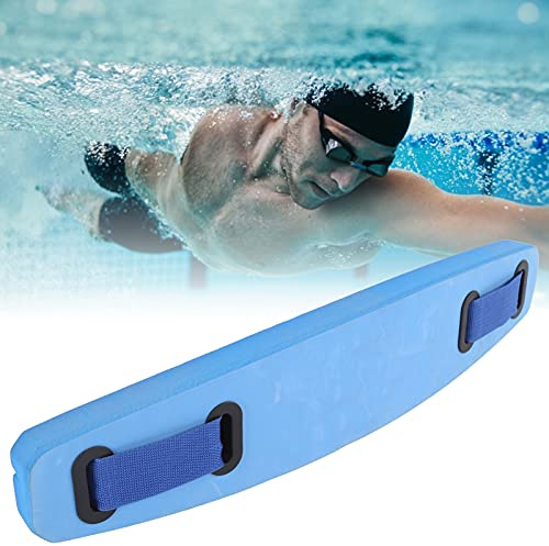 EVTSCAN Adjustable Swim Floatation Belt,Adults Kids Swimming Belt,EVA Foam Buoyancy Belt,Swim Training Aid for Pool Aquatic Exercise Blue