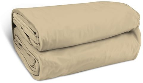 Poolfolie Holzpool Achteck I 561 x 350 x 121,2 cm I 0,8 mm I Sandfarben I mit Keilbiese