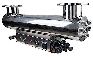 Système de filtre à eau, Buvez le système UV de stérilisateur de traitement de l'eau, filtre de purification d'aquiculture 48gpm 160W lampe de filtre de lumière ( Color : UVC-80W-2 , Size : 1 UK )