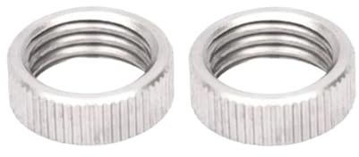 10PCS M6 M8 M10 M12 M14 M16 M18 M20 Feingewinde 304 Edelstahl GB812 Gerändelt Runde Hand fest Rändelmutter (Color : Silver, Size : M20x2)