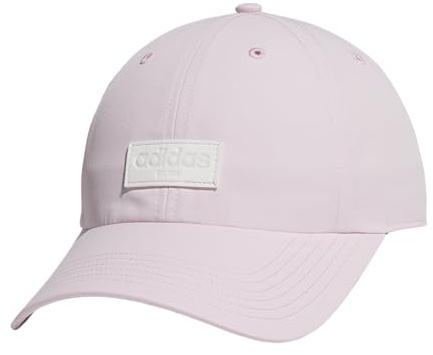 adidas Court Relaxed Fit Strapback Hat Gorra de béisbol, Rosa Transparente/Blanco/Gris, Talla única para Mujer