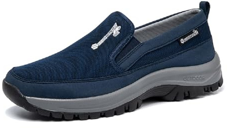 YisiNP Baskets Orthopédiques pour Homme Randonnée Respirantes Course Décontractées Voûte Plantaire de Marche