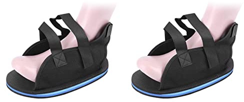 VENEKA 2X Zapato Postoperatorio Zapatos de Apoyo para Fracturas de Pie Zapato para Caminar para Lesiones En El Pie Articulaciones de Tobillo Estables Recuperación Alivio del Dolor XL