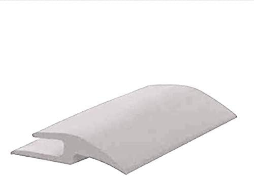Roppe Vinyl Ceramic Wood Carpet Transition Profile #182, Smoke, 3/8 H X 12' L X 1-1/2 W