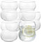 LDXDRU Juego de 6 vasos de burbuja de 380 ml, vasos de café con hielo, vasos de café, copas de cóctel, vasos de burbuja para matcha, espresso, helado, batido, frappe,capuchino