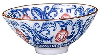 EPOTRDCV Teetasse, Kung-Fu-Teeschale, 1 Stück, 75 ml, japanischer Stil, blau-weiß, Porzellan, Keramik, Jianzhan-Teetasse, Kung-Fu-Teeservice, blau