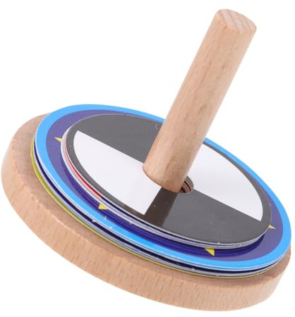 JOINPAYA Junge Mädchen Holzkreisel Bunt DIY Handspielzeug Holz Tops Fördert Hand-Augen-koordination Stressabbauend Robust Mitgebsel Für Kindergeburtstag Und Spiel Im Freien