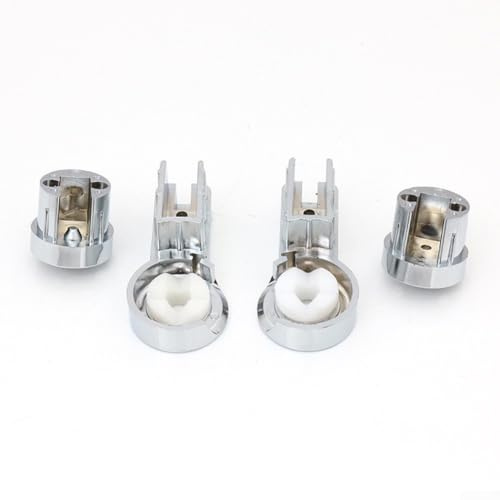 Modernos soportes de bisagra para mampara de ducha, ABS cromado, soporte resistente para puertas de cristal de 6 mm