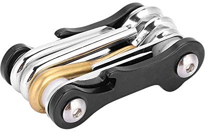 KIMISS Diving 8 in 1 Portable Folding Key Wrench Set for Diving Gear Maintenance, Durable Stainless Steel Tool