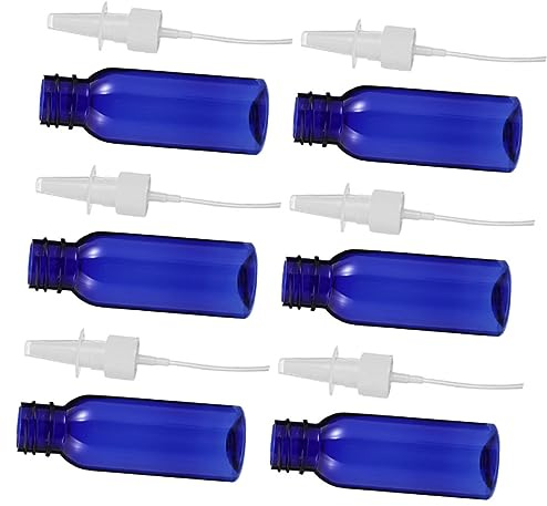 BATHVEVE 6pezzi Flaconi Spray Piccoli e Portatili Flacone Spray Nasale Continuo Ricaricabili per Acqua Profumo e Cosmetici Liquidi Materiale di Facile da Usare e Pulire