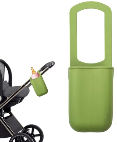 Filvczt Portavasos para Cochecito - Portavasos de Silicona Estable,Organización Doméstica para Exterior Jardín Playa Camping Avión Paseo Bicicleta Viajes