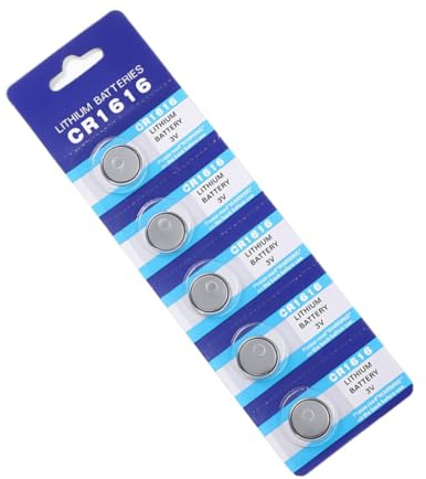 Pilas de botón de botón CR1616 de metal duradero, fiables y prácticas