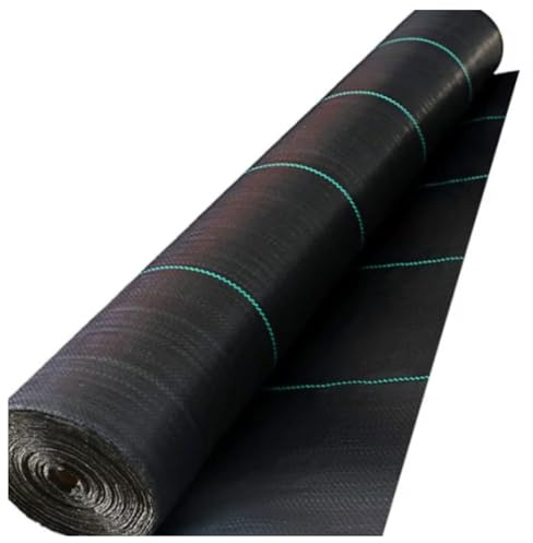 DIWAL Telo Pacciamatura Anti Erbacce Rotolo Tessuto Pacciamatura Resistente UV Barriera Erbacce Copertura Terreno per Giardino, Aiuole, Orto, Cortile, Vialetti, Patio(1m x 50m)
