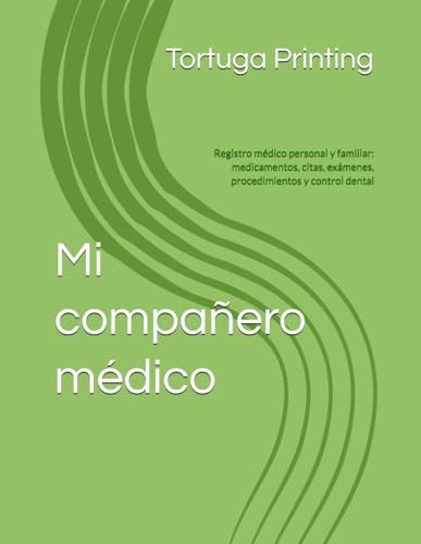 Diario de Salud y Bienestar: Registro médico personal y familiar: medicamentos, citas, exámenes, procedimientos y control dental