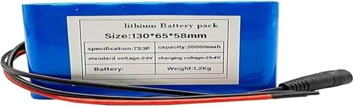 Batería De Litio Para Bicicleta Eléctrica De 24 V, 20 Ah, 7S3P, Con Cargador Y BMS, Para Motor De Menos De 500 W. 24V 20Ah,XT60