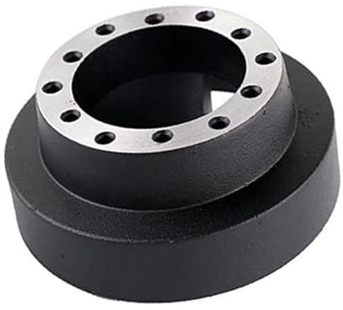 Jodriva Auto Radnabe Autorennen, Passend für Sportlenkrad-Nabenadapter-Boss-Kit aus Aluminium, Passend für E30 E36 E46, Passend für BMW 3er M3 328I 325I(BLACK For E46)