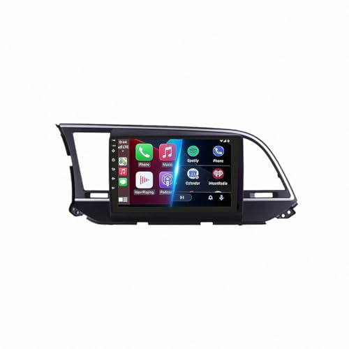Carplay-Skärm för Hyundai Elantra 2016-2018 Röststyrning, Gps-Navigering, Med Kamera, Dashcam, Wifi, Bluetooth Bilradio Stereo Gps Navi, 4 Kärna 1G＋32G