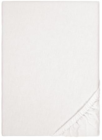biberna Feinbiber Spannbetttuch 140x200-160x200 cm grau | 100% Baumwolle Flanell | Spannbettlaken Biber für Franz. Betten | Made in Germany | weich & mit Rundumgummizug | Modell 0002744