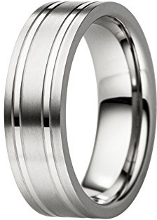 DOOSTI Freundschaftsring/Partnerring Gentle Titan mit Gratis Gravur
