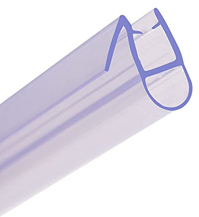 HNNHOME Bath Shower Screen Door Seal Strip for 6-8mm Glass Up To 8mm Gap