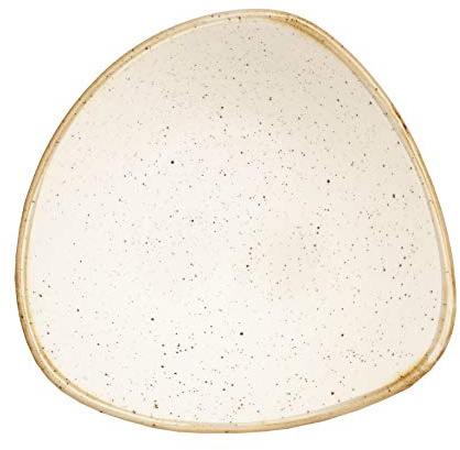 Churchill Stonecast -Triangle Bowl Schüssel- 26cl, Farbe wählbar (Barley White)