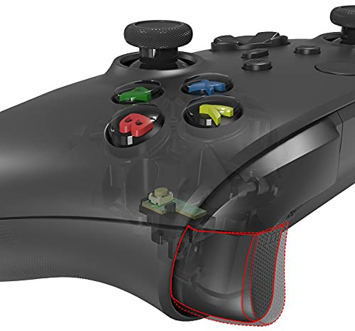 eXtremeRate Clicky Hair Trigger Kit per Xbox Series X S Controller LT RT Blocco Grilletti Trigger Stop Cavo Flessibile per Xbox Series X S Joystick Model 1914