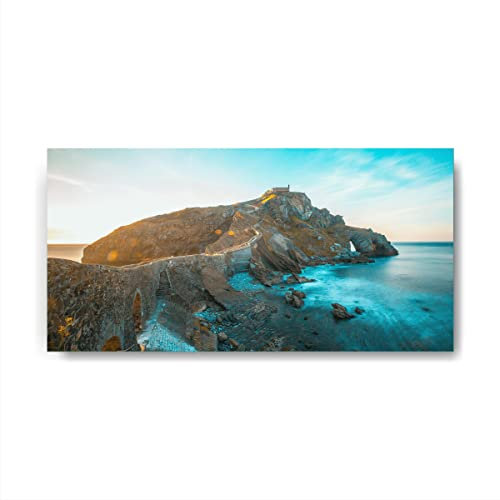 Canvasfly 100x50 Glasbild, Hochwertige Bilder Deko für Wohnzimmer Küchen-Deko Bad-Deko Modern, Wandbilder Wohnzimmer Zimmer-Deko aus Glas, Badezimmer Bilder Schlafzimmer Wand-Deko
