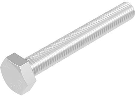 SECCARO Sechskantschraube M4 x 30 mm, Edelstahl V2A VA A2, DIN 933 / ISO 4017, Außensechskant, 20 Stück