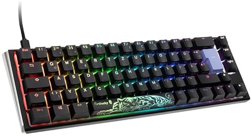 Ducky One 3 Classic, SF 65%, Cherry Red, RGB, Schwarz - Layout Italienisch